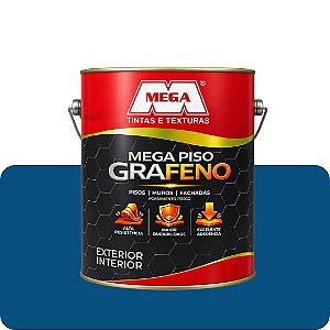 Tinta Piso Azul Grafeno 3,6L Mega