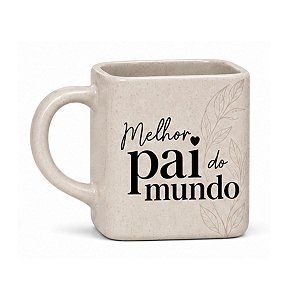 Caneca dia dos Pais Brasfoot Quadrada 220ml