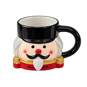 Caneca Natalina Quebra Nozes 450ML 9cm 1UN MP1746