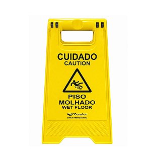 Placa Sinalizadora Piso Molhado 51x30cm 972827