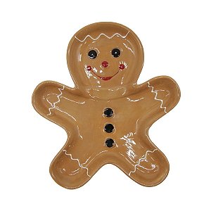 Petisqueira Natalina Biscoito Ginger 20cm MP959