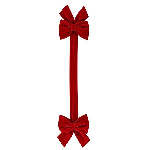 Laço Escapulário Vermelho De Veludo 180x49cm 1Unid 3124142