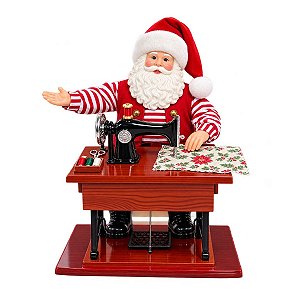 Boneco Natalino Papai Noel Fanny Costureiro 24cm 1UN 3109761