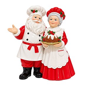 Mamae e Papai Noel Decorativo Chef  26cm 1Un 3111470