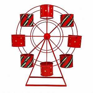 Cenario Natalino Circo De Noel Roda Gigante 81cm 1083181 1Und