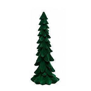 Mini Arvore Natalina De Mesa Flocada Verde 24cm 3113180