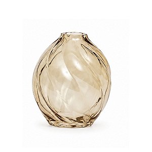 Mini Vaso De Vidro Ambar 10,5x9,5cm 1Un 21552-G