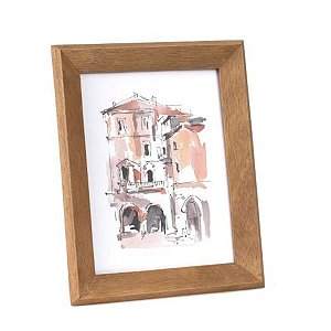 Porta Retrato 15x20cm Em Madeira 19,5x25x5cm (AxLxP) Mart 22739