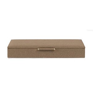 Caixa Organizadora em MDF e PU 4x27x15 (AxLP) Mart 23049-G