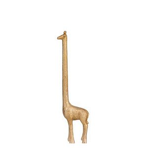Escultura Girafa Em Poliresina 33x5x8,5cm (AxLxP) Mart 22811