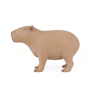 Escultura Capivara Em Pé Em Poliresina 16x9,5x24cm (AxLxP) Mart 22823