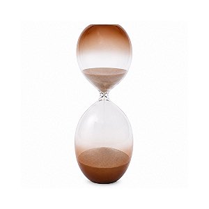 Ampulheta Vidro Bege 30min 23016 Mart