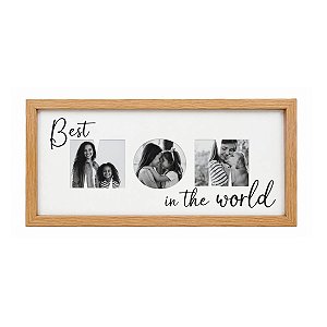 Porta Retrato De Parede 10x15cm MDF Best Mom 36,5X19,5CM 31998 Tuut