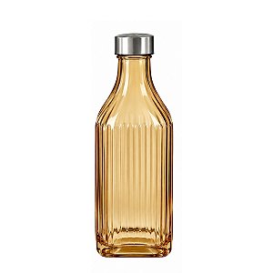 Garrafa de Agua Laranja Vidro Filete Scothc Tuut 1L
