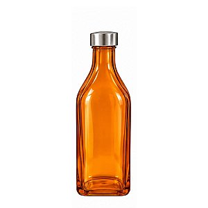 Garrafa de Agua Laranja Vidro Liso Scothc Tuut 1L
