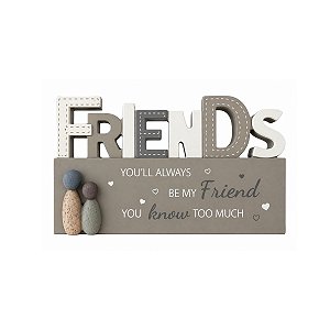 Escultura Decorativa Fiends 18X2,5X11CM 29301 TuuT
