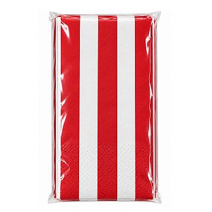 Guardanapo De Papel Nautica Vermelho C/20 Fls 16,5x8x4cm 27719 TuuT
