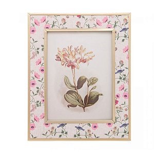 Porta Retrato 15x20cm Blossom Garden Em metal 62264 Woff