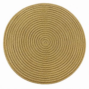 Lugar Americano Elira Plastico Dourado 38cm 1Un 62147