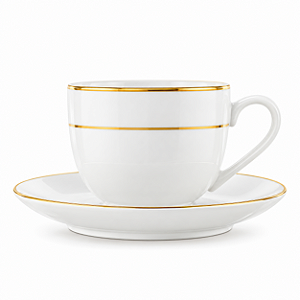 Xícara De Café C/6 100ml Monaco C/Fio De Ouro Porcelana 18085