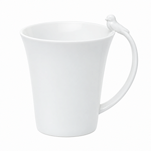 Caneca Birds Porcelana Branco 300ml 26437 Wolff