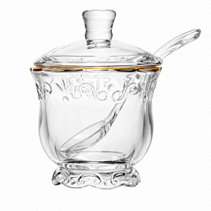 Açucareiro Serena Fio De Ouro 180ml 8,5x11cm Wolff 22087