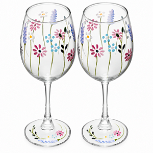 Taça de Vinho Tinto Floraria 430ml Vidro 21836 Wolff 2Unidades