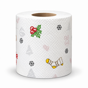 papel Higiênico Presentes De Noel 1Rolo 30metros