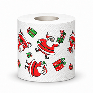 papel Higiênico Papai Noel 1Rolo 30metros
