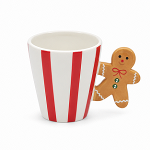 Caneca Natalina Circo De Noel Ginger 10,6cm 1UN MP2508 Tok Da Casa