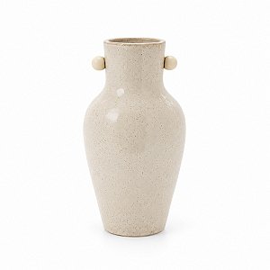 Vaso Ceramica Bege 27,5x14,5cm 23818 Mart