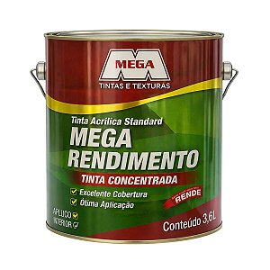 Tinta Mega Rendimento Verde Musgo 3,6L Tinta Standard
