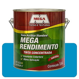 Tinta Mega Rendimento Oceano 3,6L Tinta Standard
