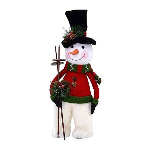Boneco de Neve Natal Rei do Armarinho 30cm