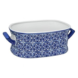 Cachepot Decorativo Porcelana  37x21x14 BTC