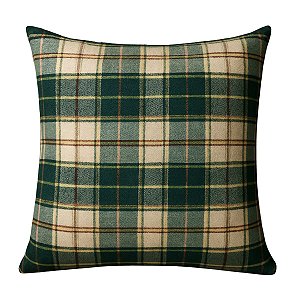 Almofada Natalina Xadrez de Natal 45cm Decortextil