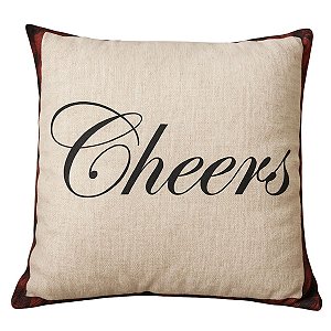 Almofada Natalina Cheers 45x45cm 300-26 Decortextil