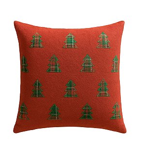 Almofada Natalina Arvore De Natal 45x45 Decortextil