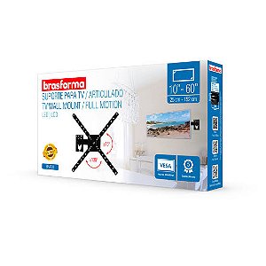 Suporte Biarticulado Brasforma BRA 3.0 Preto