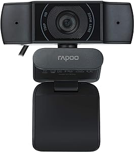 Webcam com rotação  360 graus  C200 Rapoo RA015