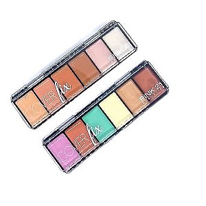 Paleta de Corretivo e Iluminador Cover Fix - Pink 21