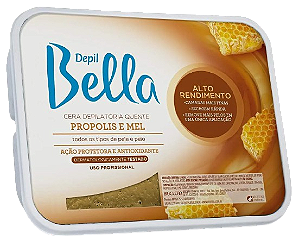 Cera Depilatória Quente 400g Própolis e Mel - Depil Bella