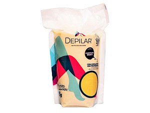 Cera Depilatória Elástica Chocolate Branco 500g - Depilar
