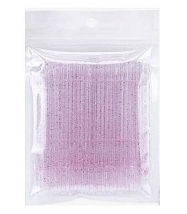 Pacote de Microbrush Descartável COM GLITTER