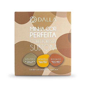 Corretores de Subtom Minha Cor Perfeita - Dalla