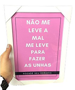 Quadro Não me leve a mal