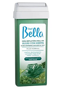 Cera Roll-On 100g ALGAS COM MENTA - Depil Bella
