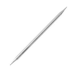 Palito Inox Ponta Dupla - Diamanty Acessórios