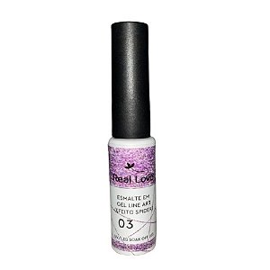 Esmalte em Gel Line Art (Efeito Spider) Rosa 03 - Real Love