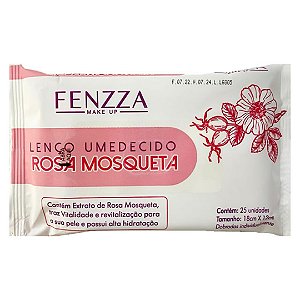 Lenço Umedecido Rosa Mosqueta - Fenzza